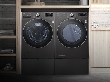 Washer and Dryer Dryer-Victor2R-HP-Black-08-3-Washer-Dryer-M